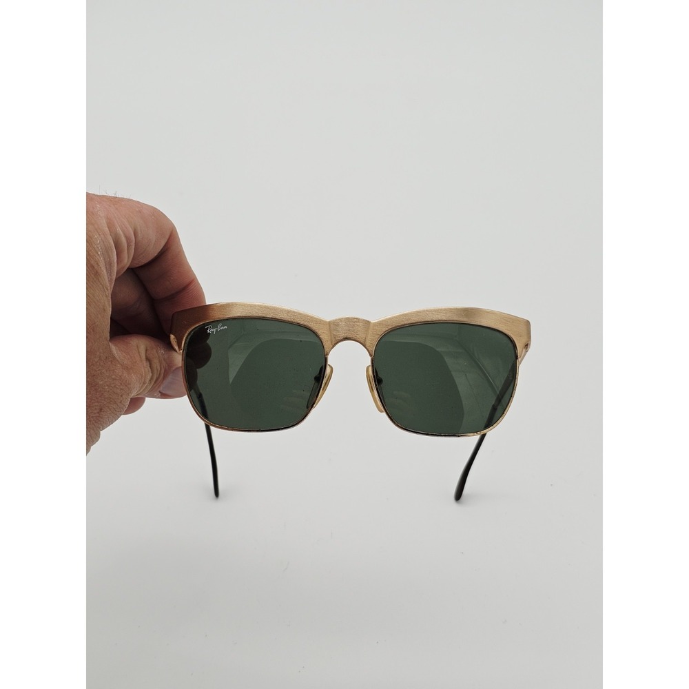 Vintage RAY-BAN / BAUSCH & LOMB WO755 Sunglasses - France 1990's - Gold